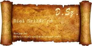 Diel Szilárd névjegykártya